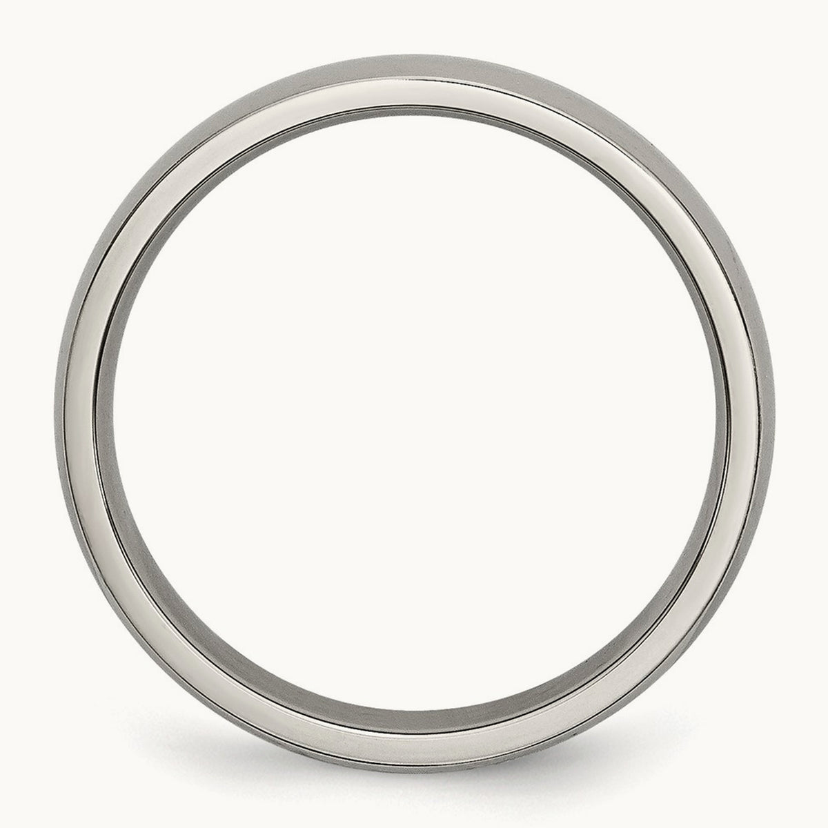 Polished Half Round Band — 4mm, 10