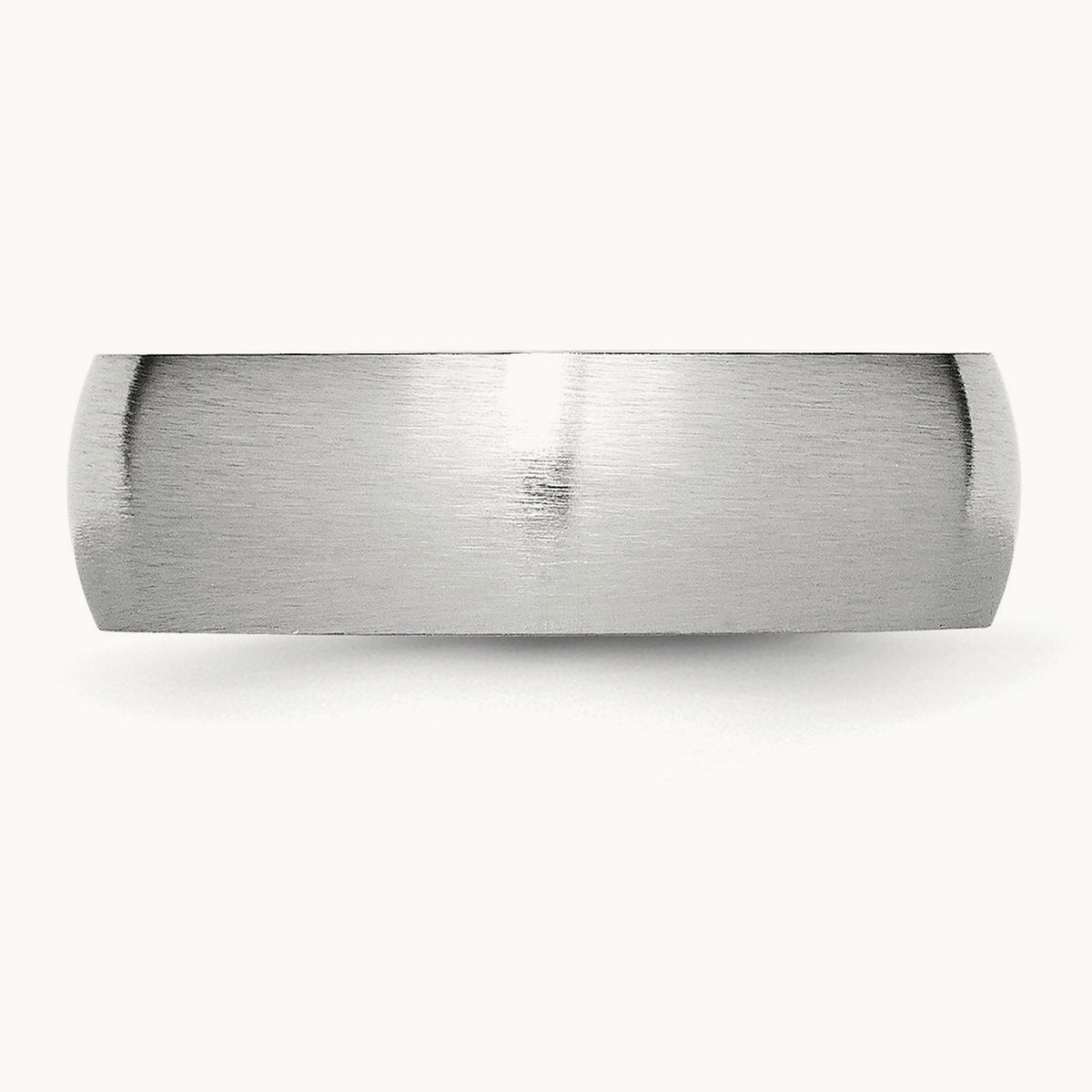 Cobalt Satin Half Round Band — 7mm