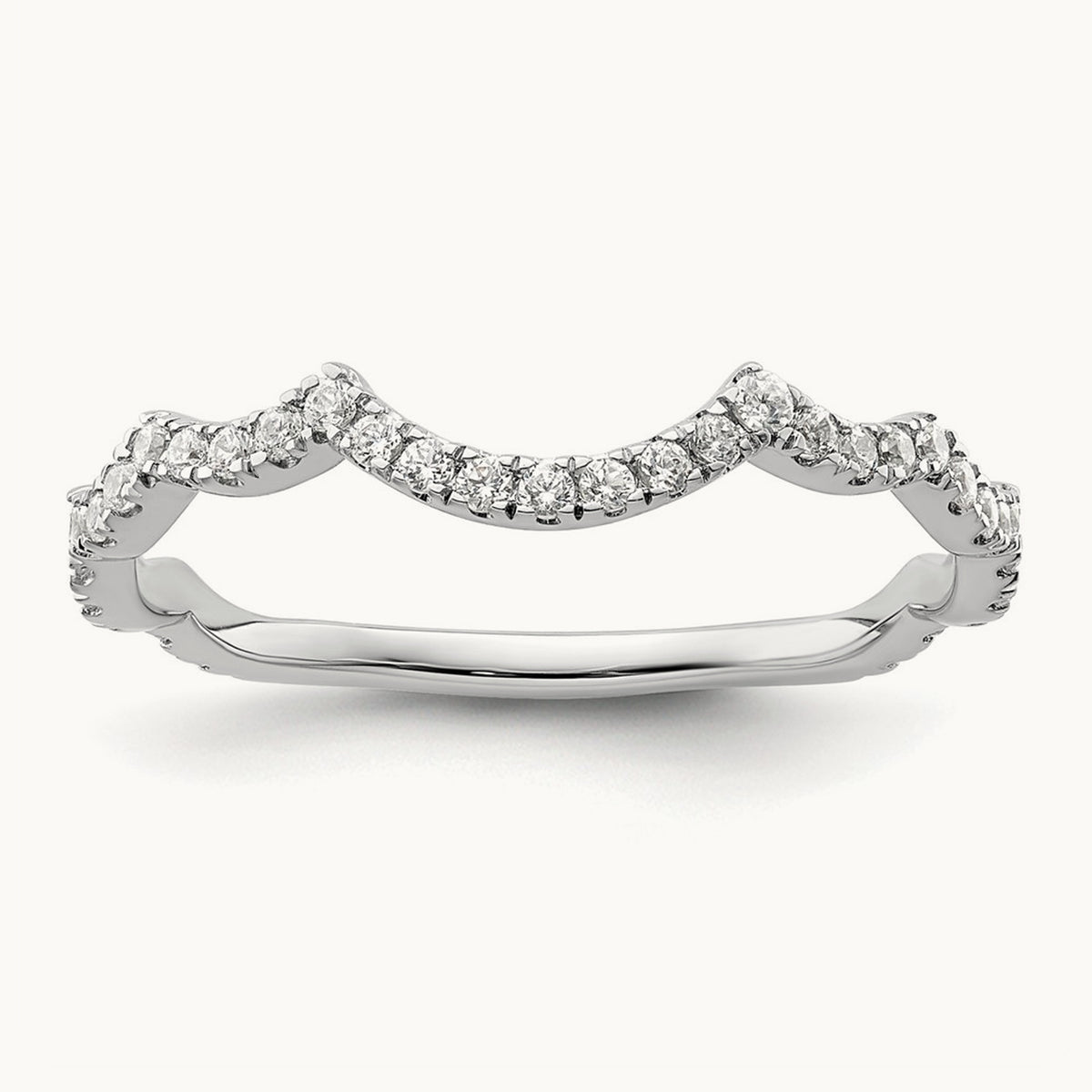 Wedding Band, 0.25 ct tw Lab-Grown Diamond