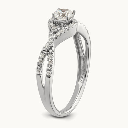 Round Engagement Ring, 0.50 ct tw