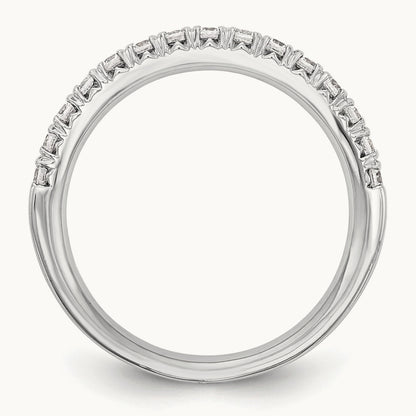 Diamond Wedding Band, 14K White Gold