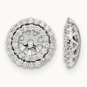 Diamond Earring Jackets, 14K Yellow Gold