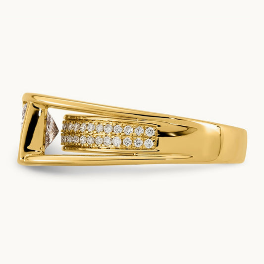 Princess Ring, 1.75-3.00 ct tw Lab-Grown Diamond