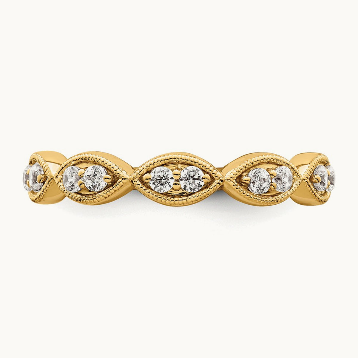 Ring, 0.25 ct tw Lab-Grown Diamond — 14K Yellow Gold