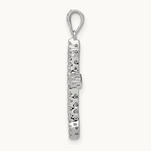 Cross Pendant, 0.20 ct tw Lab-Grown Diamond