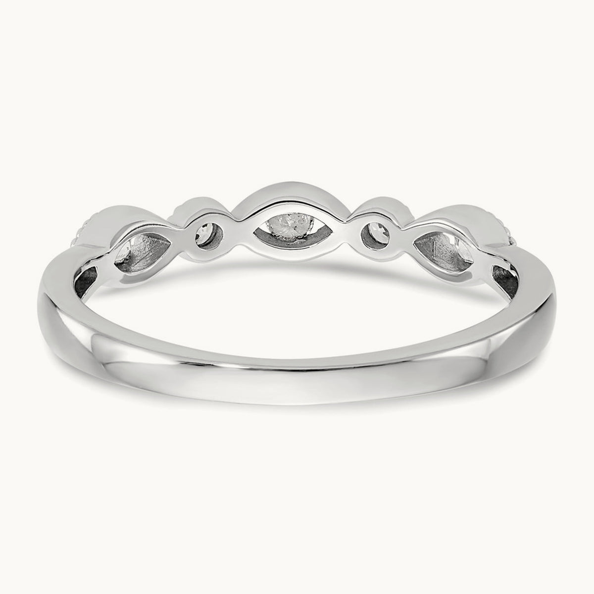 Diamond Band, 14K White Gold
