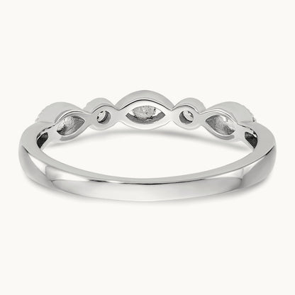 Diamond Band, 14K White Gold
