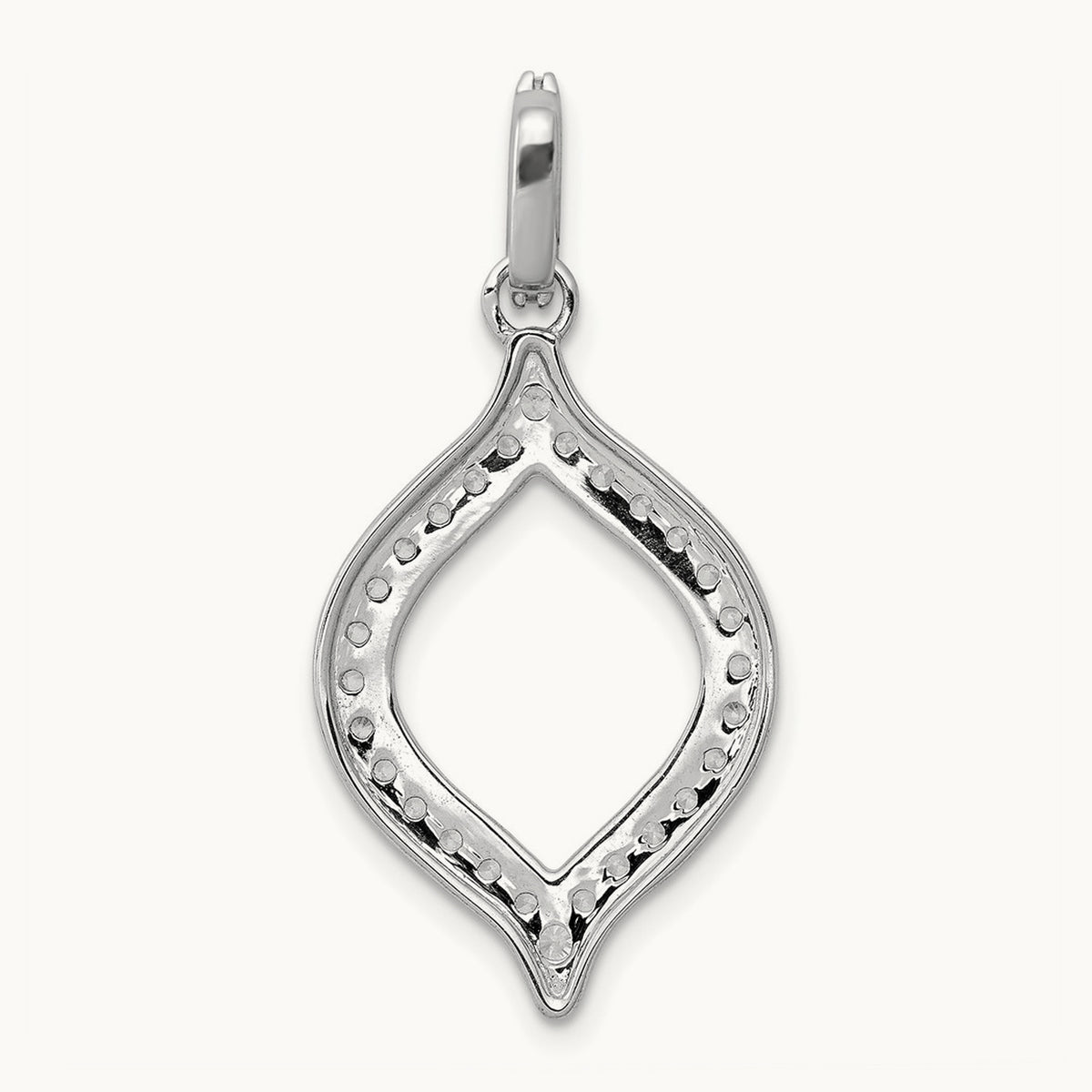 Fashion Open Pendant, 0.50 ct tw Lab-Grown Diamond
