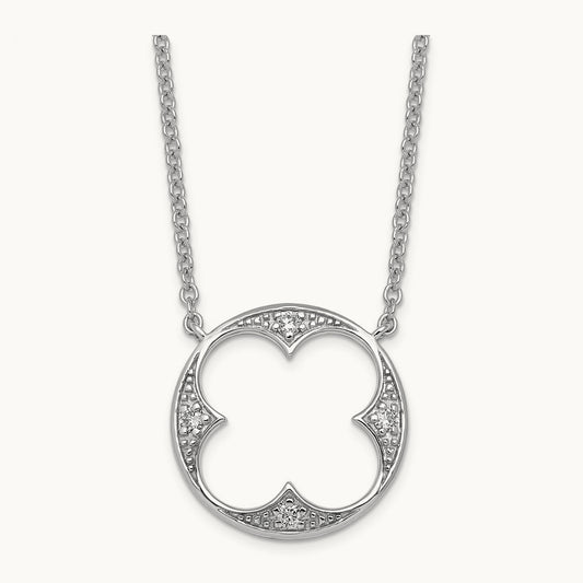 Fashion Necklace, 0.10 ct tw Lab-Grown Diamond
