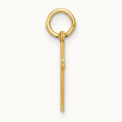 Polished Cross Charm, 14K