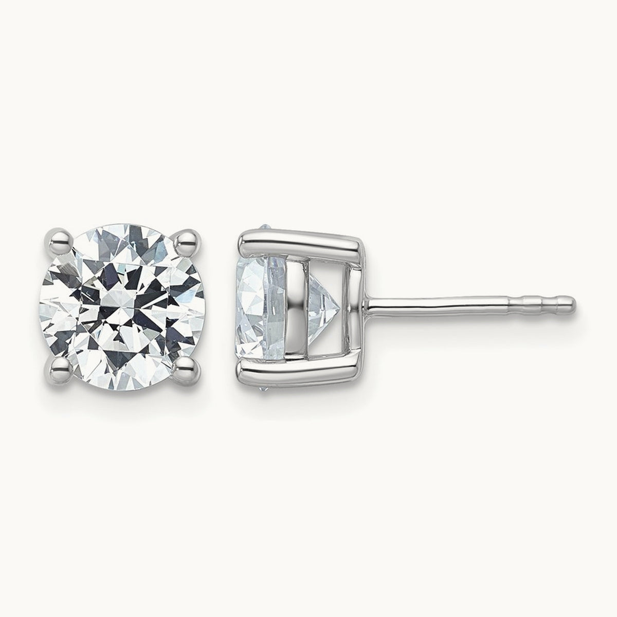 Round Heavyweight Stud Earrings, 0.10-7.00 ct tw Lab-Grown Diamond