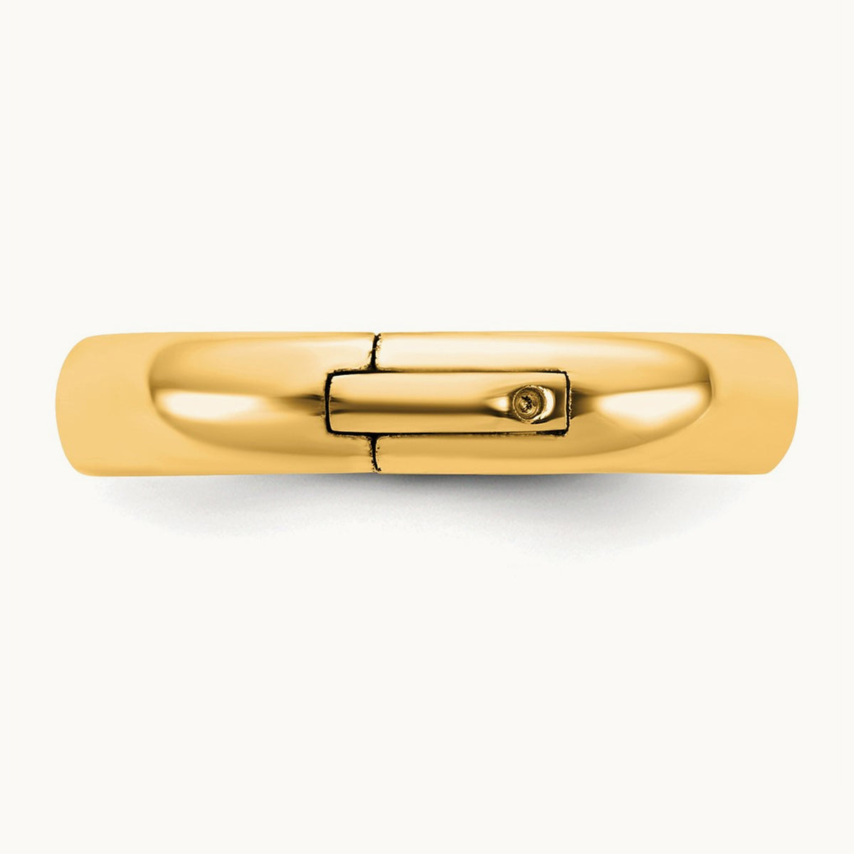 CLIQ Hinged Comfort Fit Wedding Band, 4mm, 14K Yellow Gold
