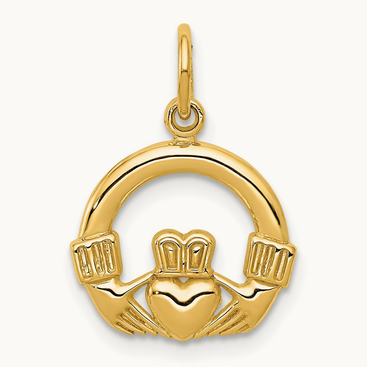 Claddagh Charm, 14K