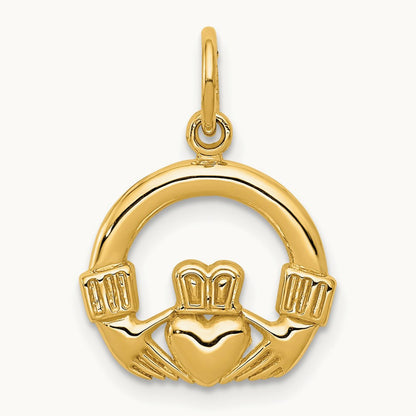 Claddagh Charm, 14K