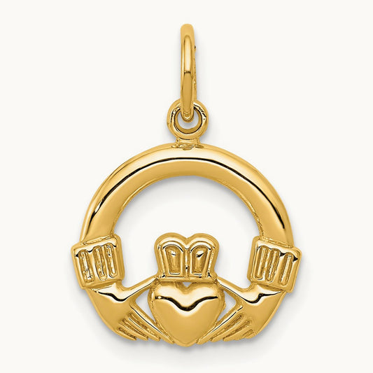 Claddagh Charm, 14K