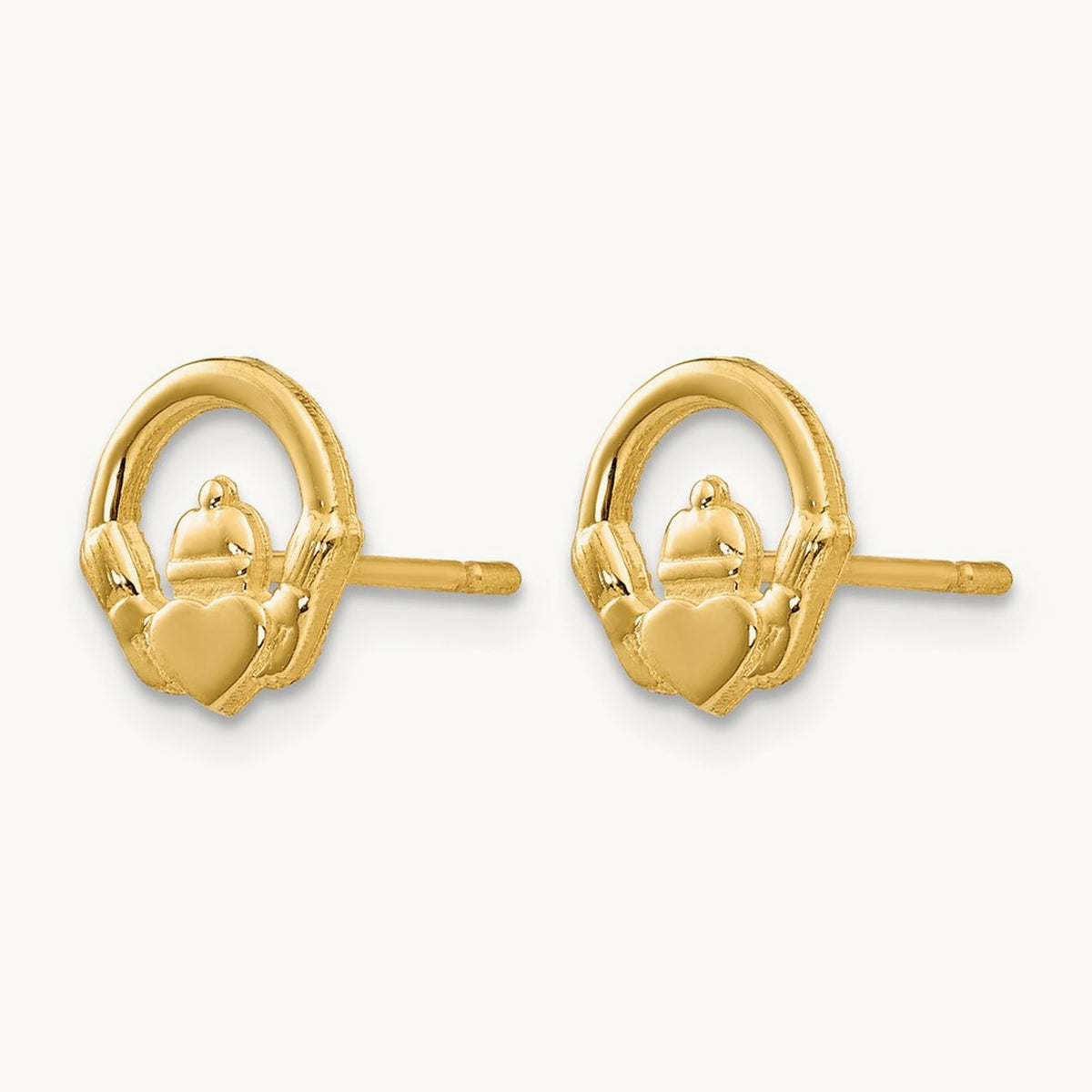 Claddagh Post Earrings — photo set