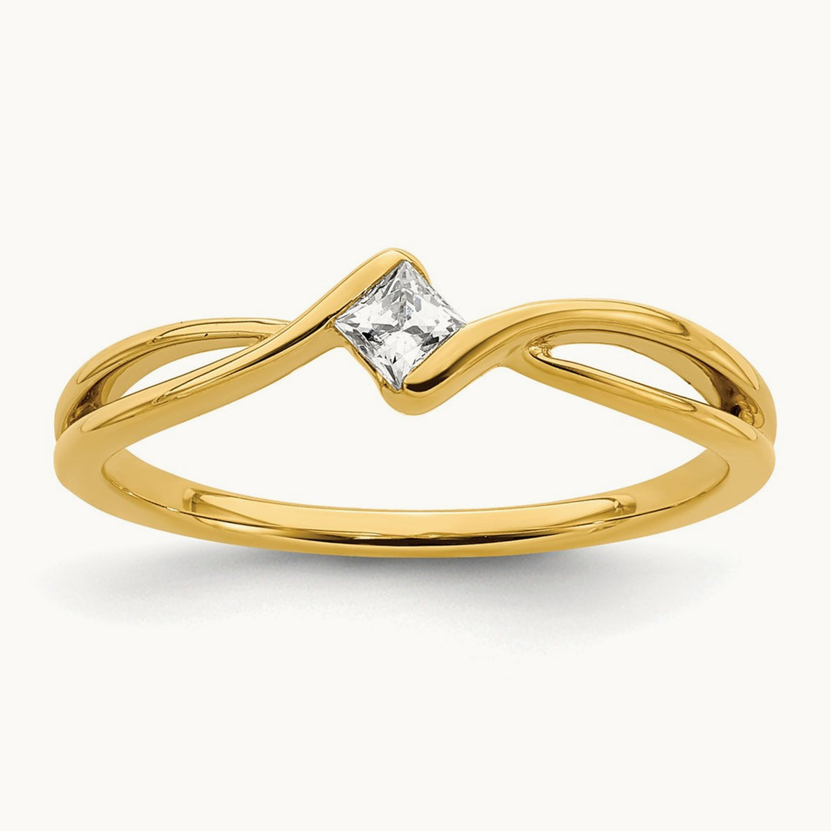 Petite Engagement Ring, 0.15 ct tw Lab-Grown Diamond
