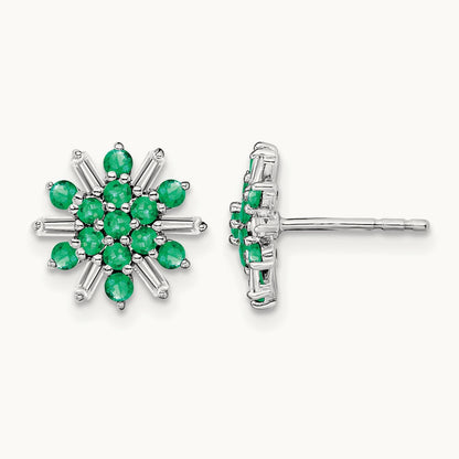 Emerald and Diamond Earrings — photo set