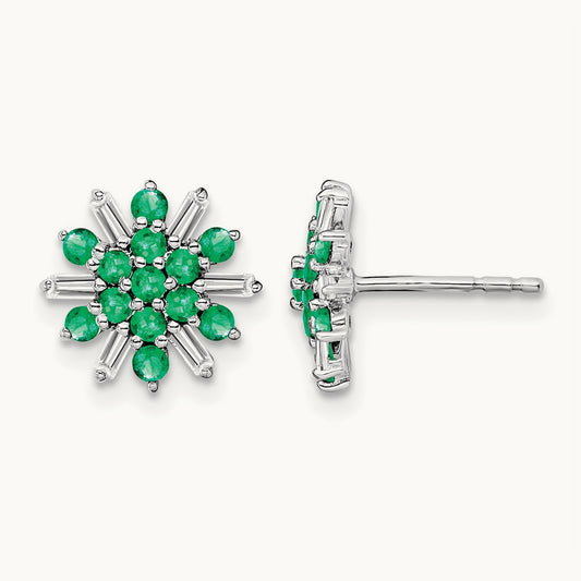 Emerald and Diamond Earrings — photo set