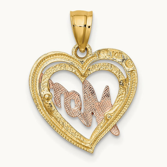 MOM Heart Charm — photo set