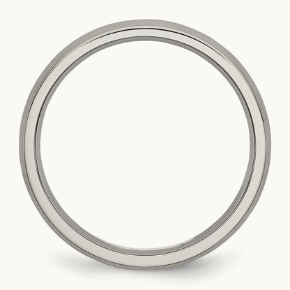 Brushed Half Round Band — 4mm