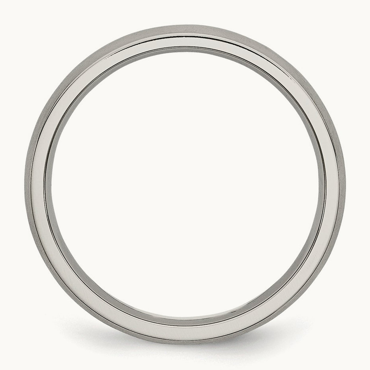 Brushed Half Round Band — 4mm, 7