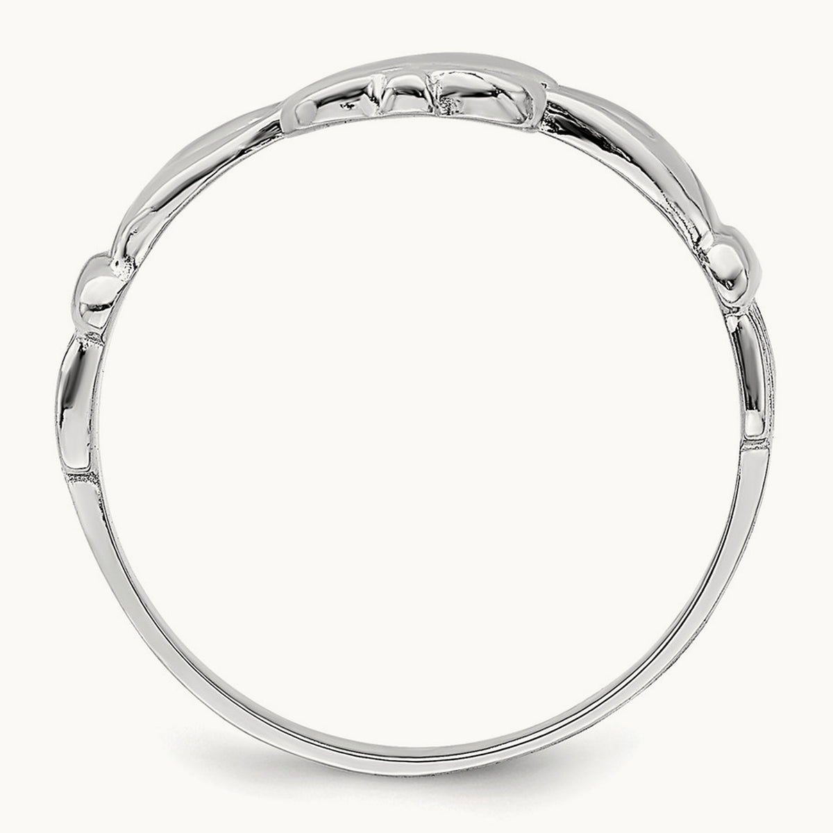 Claddagh Ring, 14K White Gold