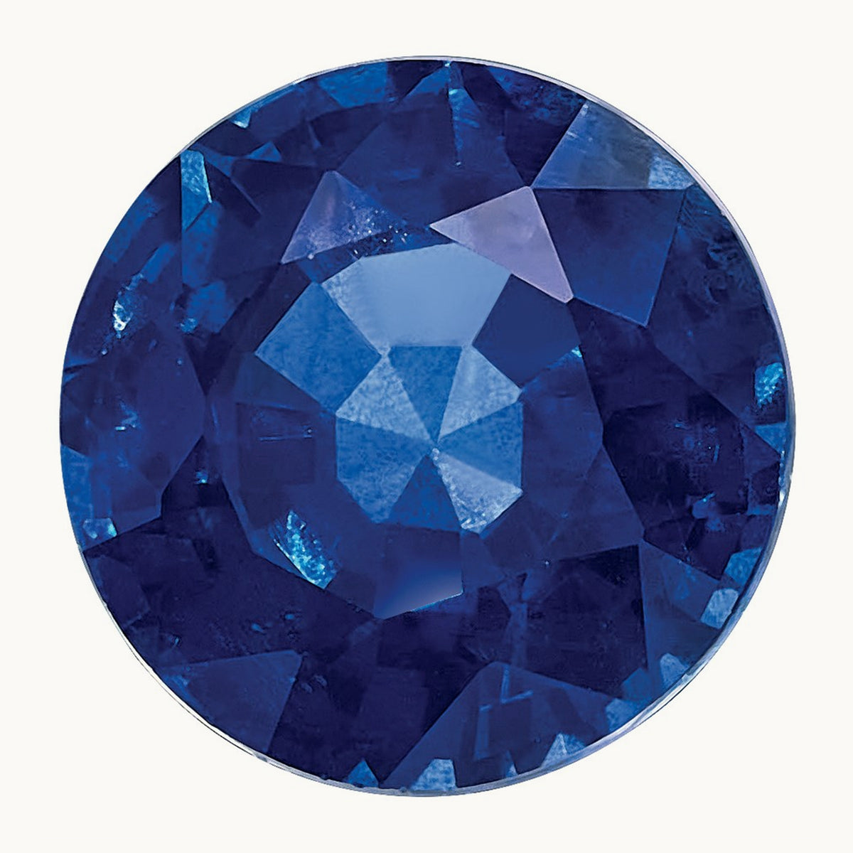 Round Blue Sapphire AA Quality, 7mm
