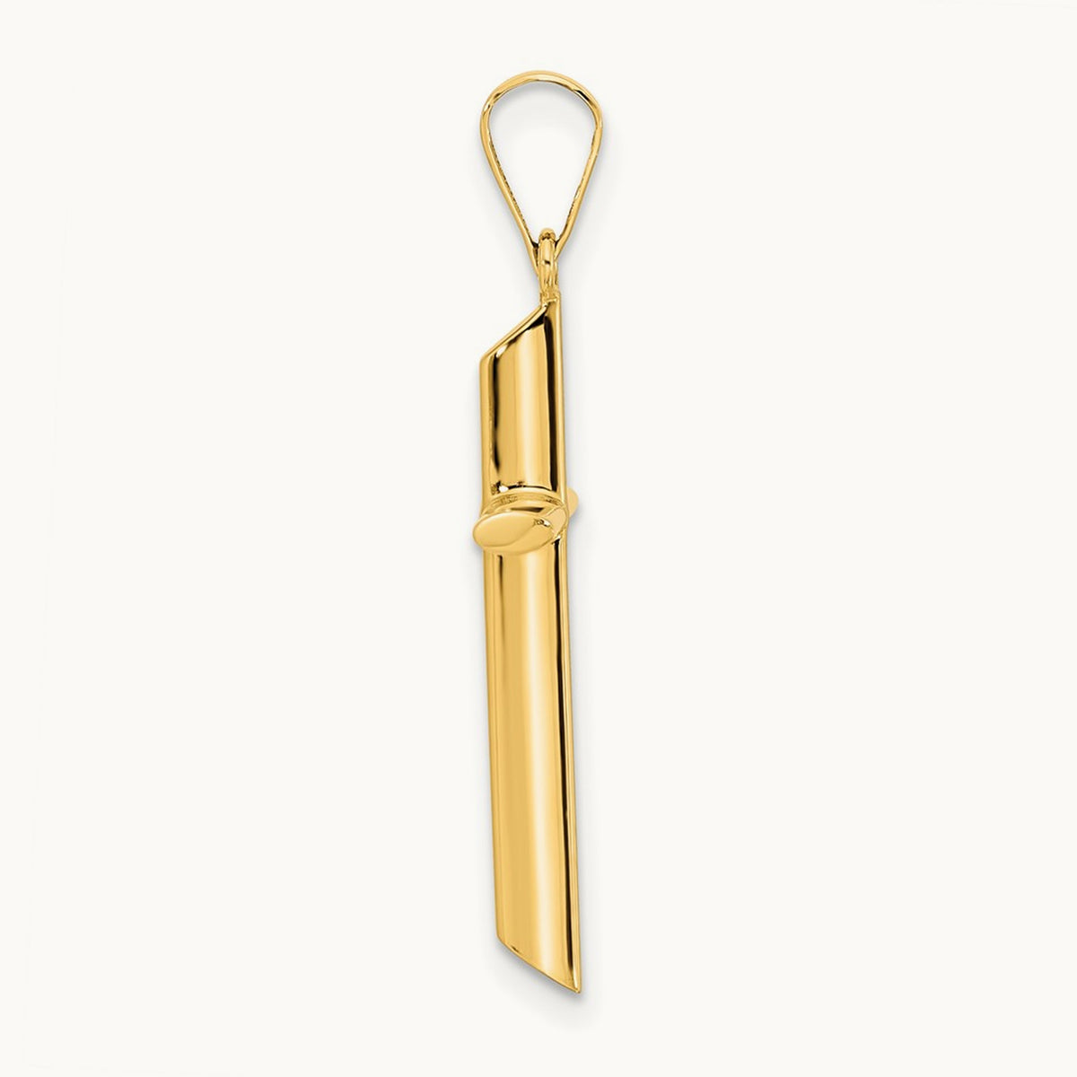 Polished Cross Pendant, 14K