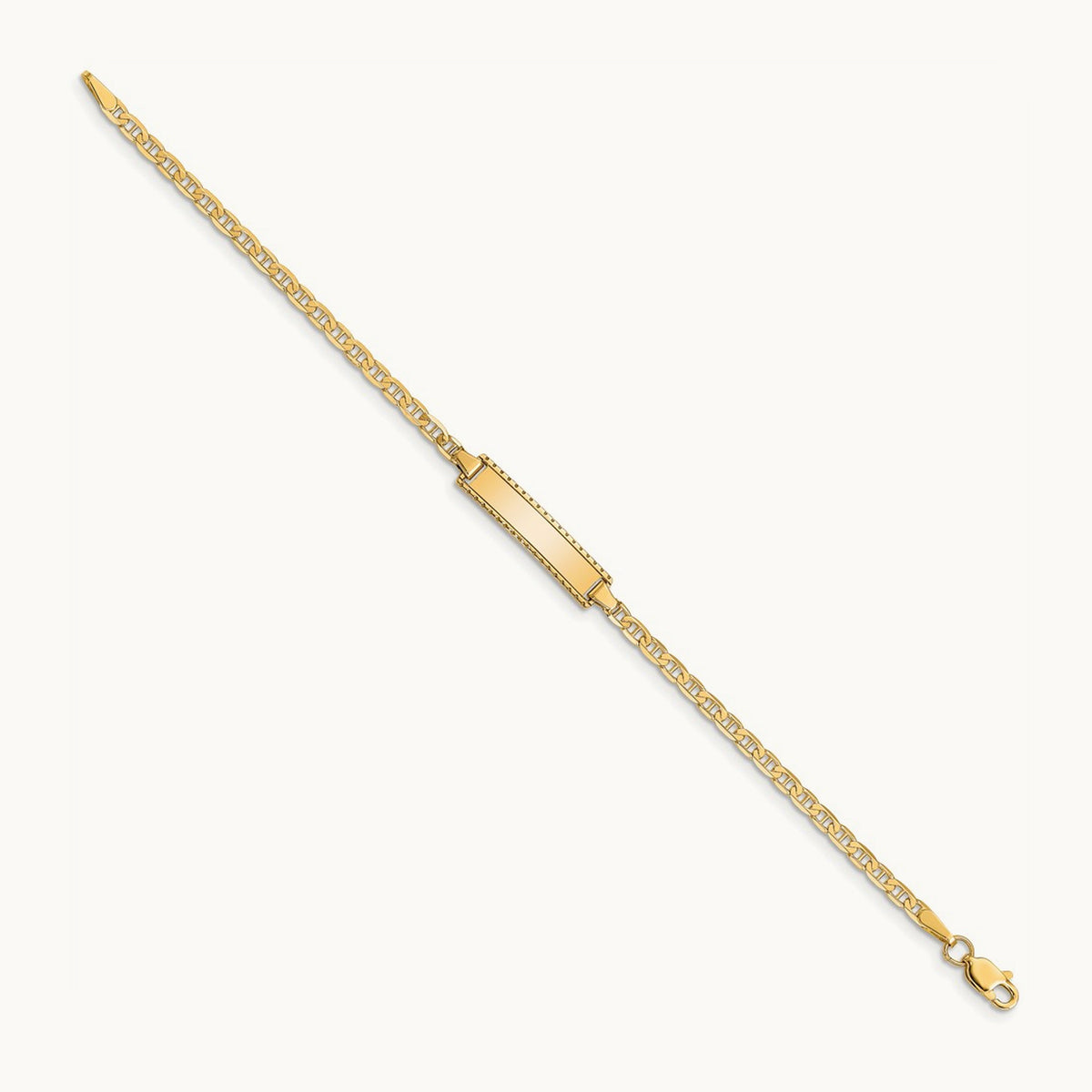 Children's Anchor Link ID Bracelet, 14K
