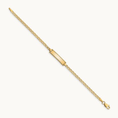 Children's Anchor Link ID Bracelet, 14K