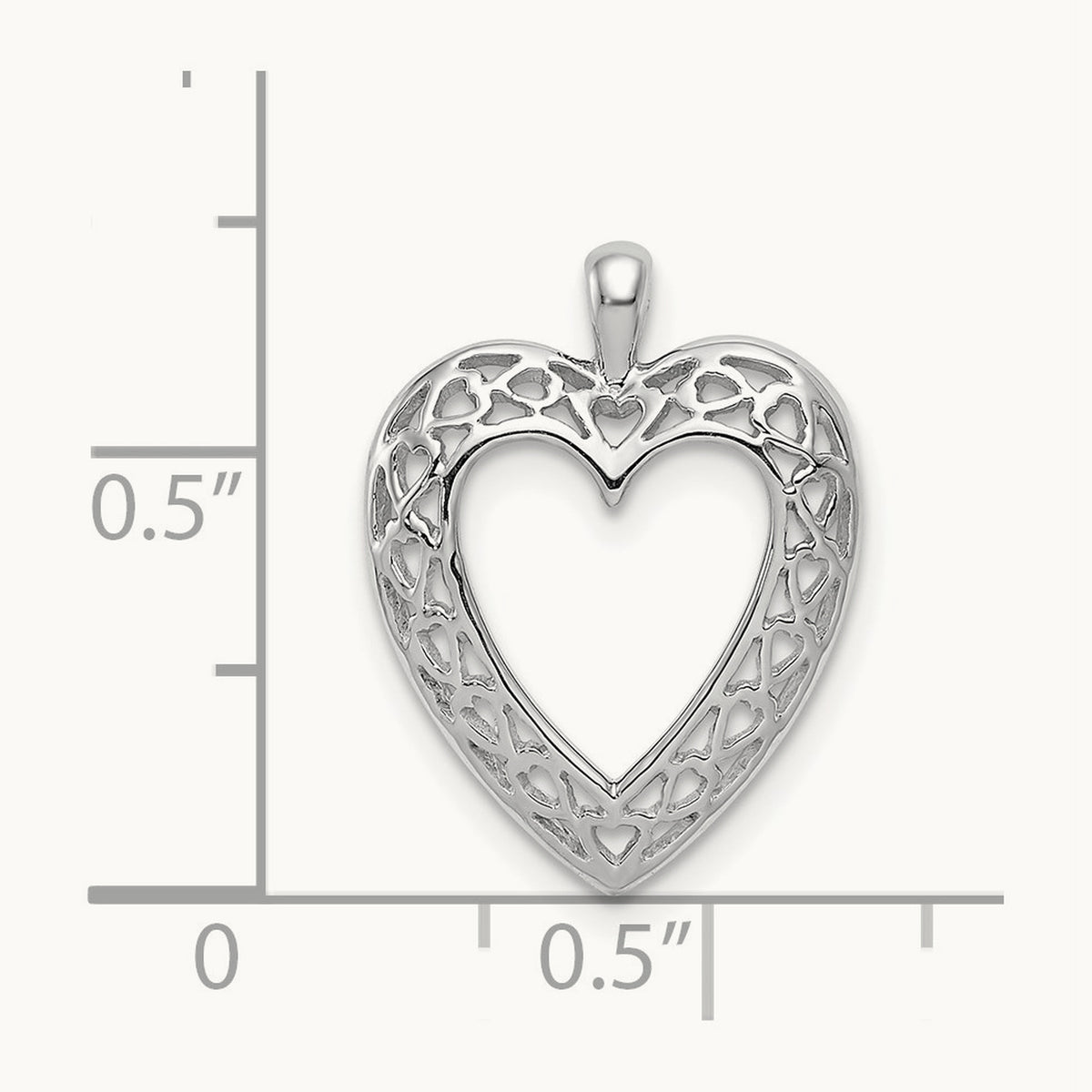 Cut-Out Heart Pendant — photo set
