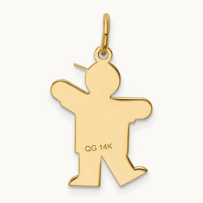 Kid Charm — 14K Yellow Gold