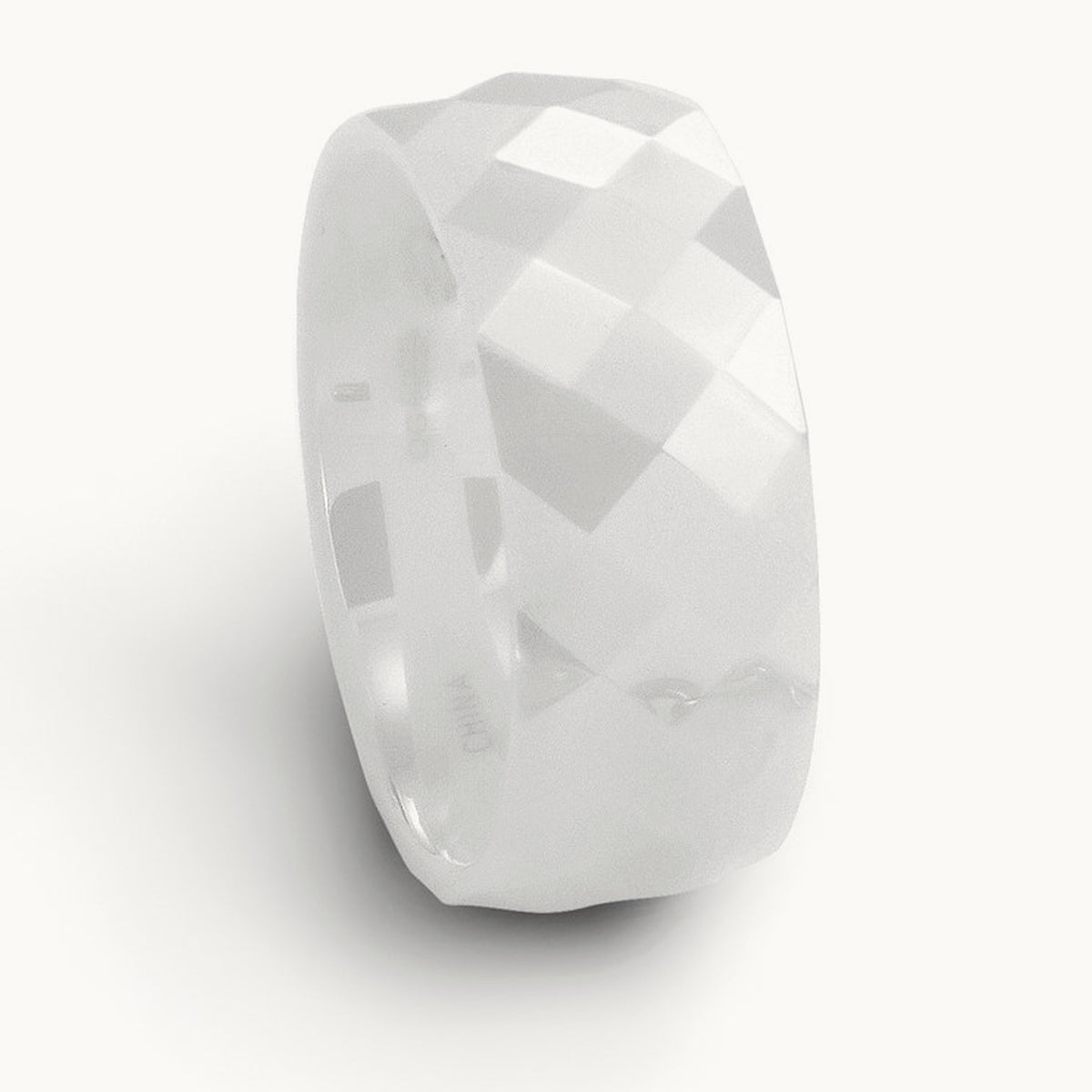 Faceted Polished Band — 8mm, 6.5