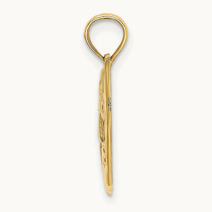 Comedy/Tragedy Charm, 14K