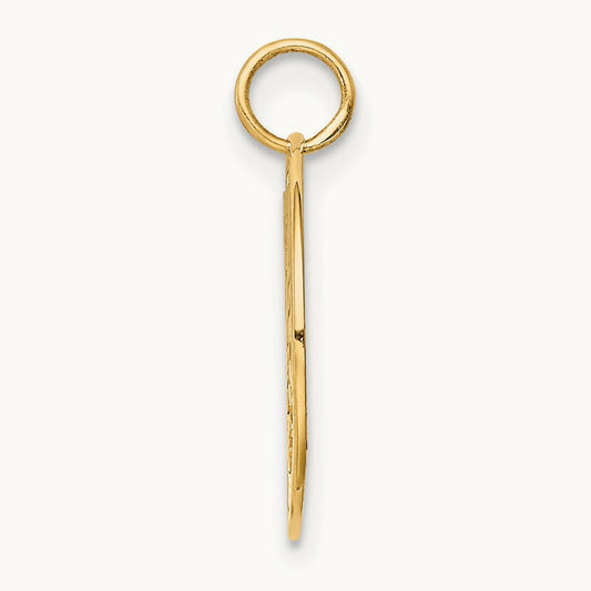 Round Tree Pendant, 14K
