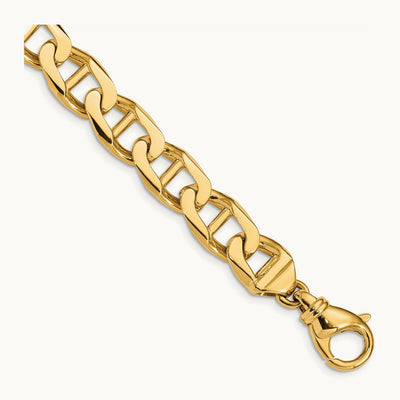 Hand-polished Anchor Link Chain — 8 inch
