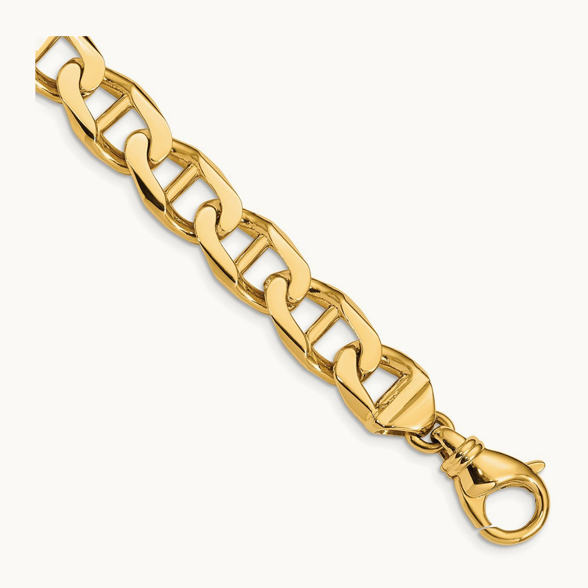 Hand-polished Anchor Link Chain — 9 inch