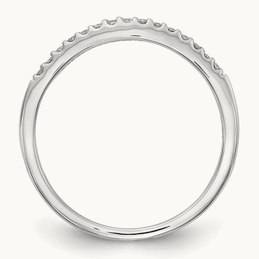 Diamond Wedding Band, 14K White Gold