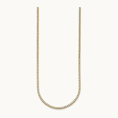 Straight Tennis Necklace, 4 1/2-6 ct Lab-Grown Diamond