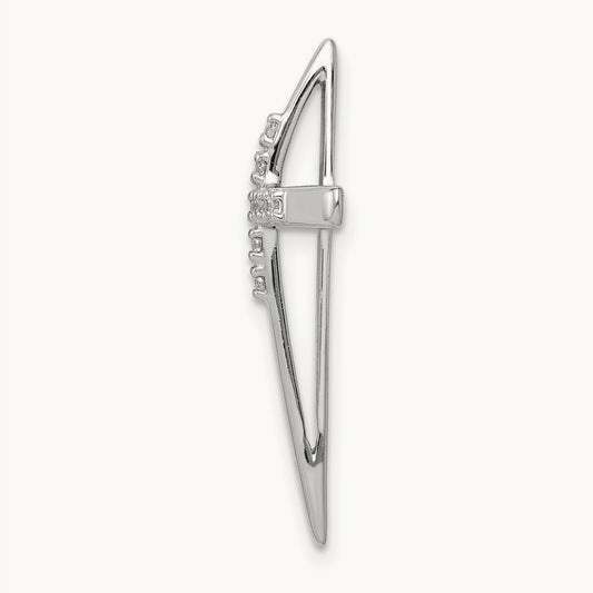 1/10ct. Diamond Cross Chain Slide — photo set