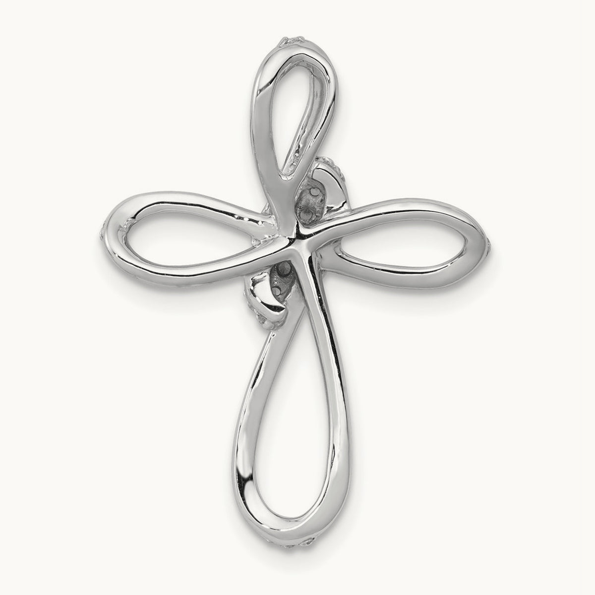 1/3ct. Diamond Cross Chain Slide — photo set
