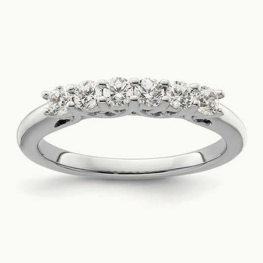 6-Stone Diamond Band — photo set