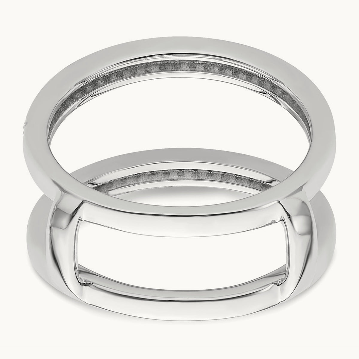 Complete Diamond Ring Guard — 14K White Gold