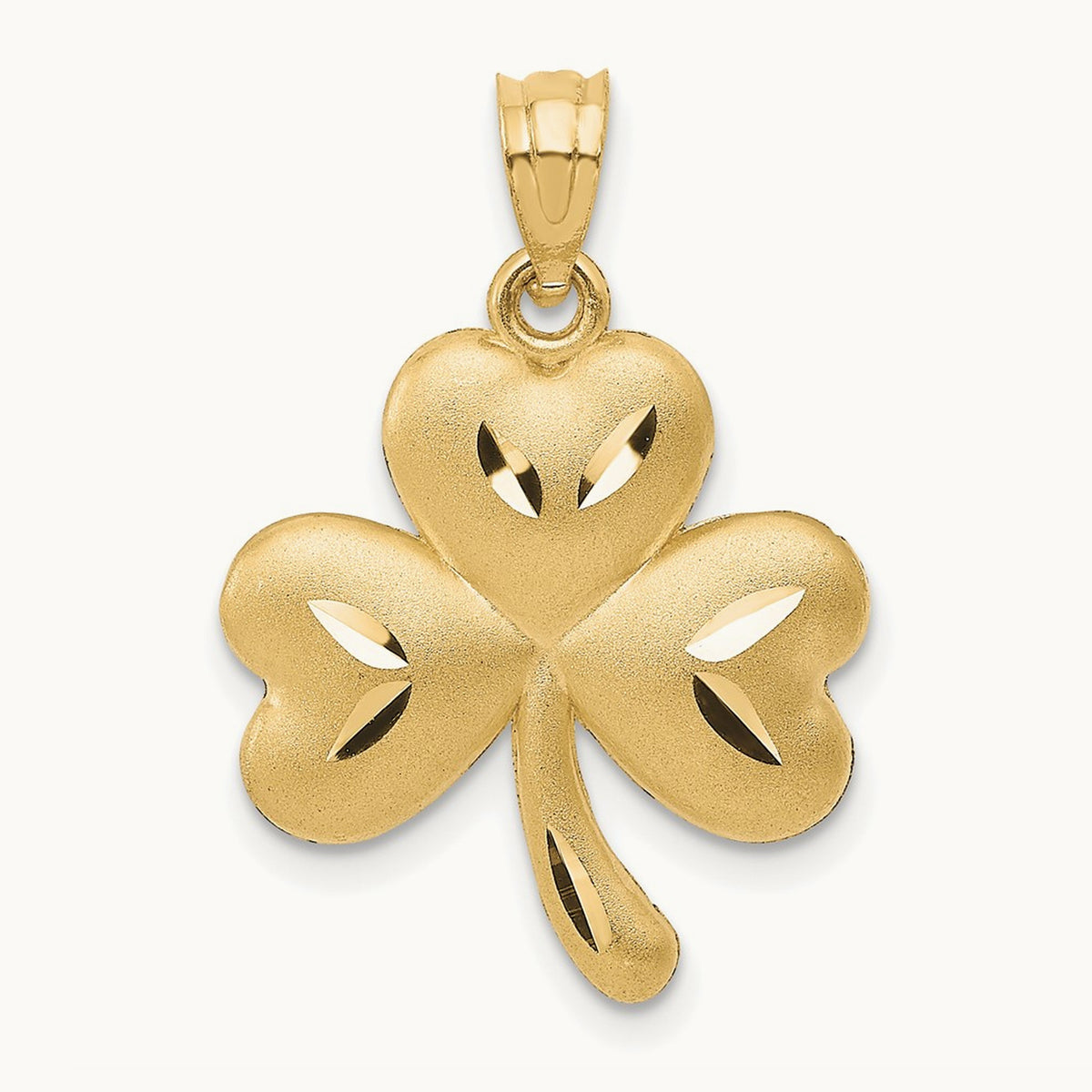 Shamrock Charm, 14K