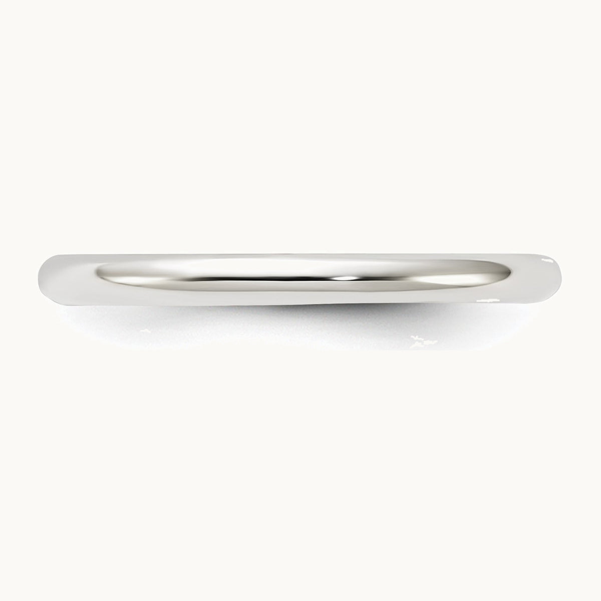 Sterling Silver 2mm Half Round Band