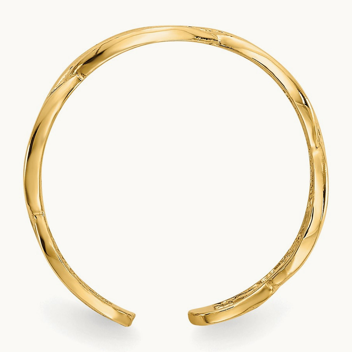 Celtic Knot Design Toe Ring, 14K