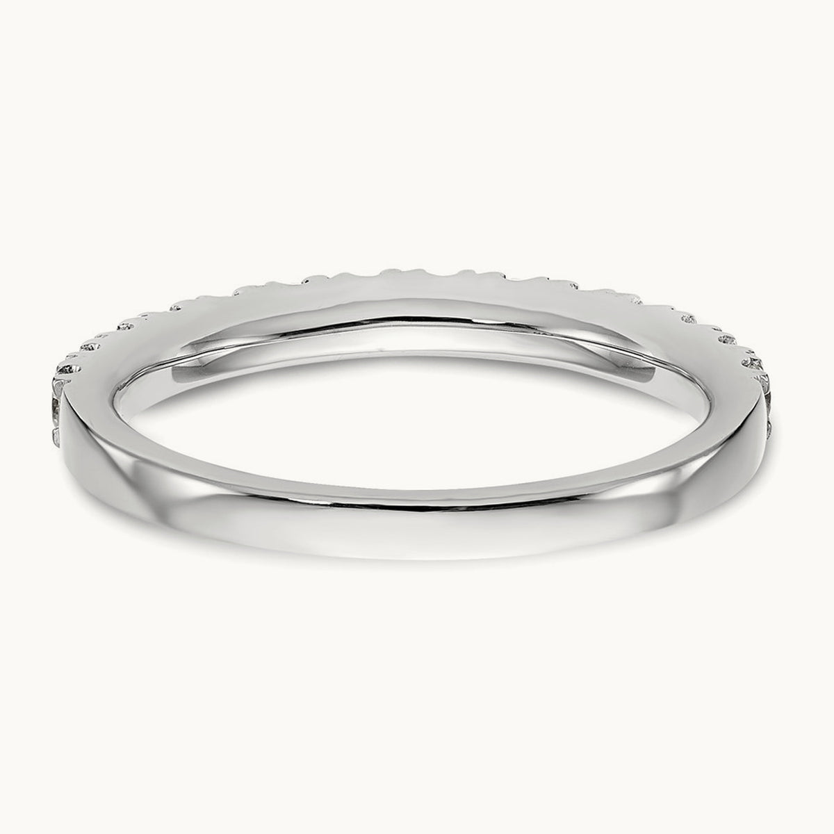 Diamond Wedding Band, 14K White Gold