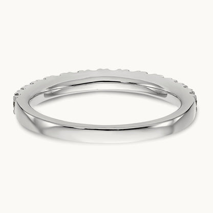 Diamond Wedding Band, 14K White Gold