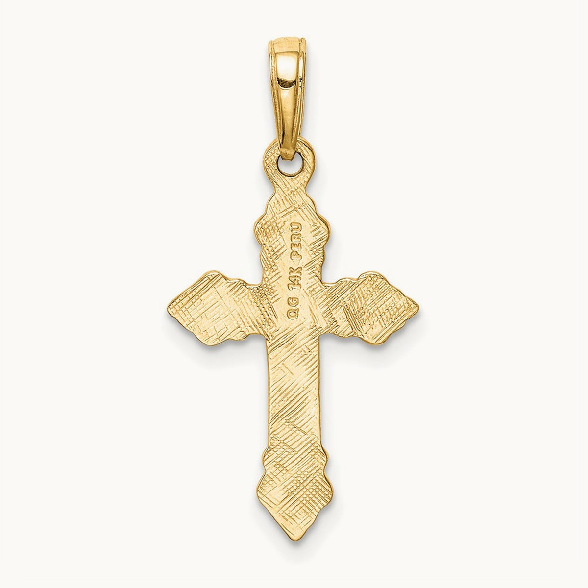 Cross Pendant, 14K